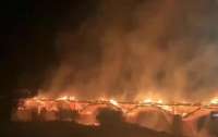 В Китае сгорел 900-летний деревянный мост (видео)