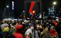 Поляки протестовали из-за абортов