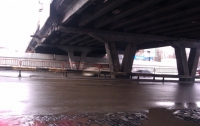 Результаты работы КГГА под Шулявским мостом после снесения МАФов (ФОТО)