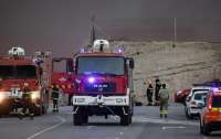 В Испании вспыхнул масштабный пожар на складах с хамоном (видео)