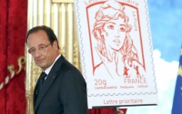 Активистку FEMEN Шевченко увековечили на почтовой марке Франции