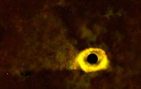 Супермасивна чорна діра розірвала зірку (ВІДЕО)