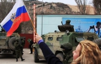 В Симферополь въехали 70 грузовиков с военными