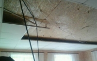 В полтавском детсаду на детей упал потолок