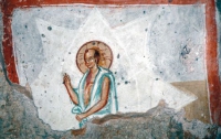 Обнаружена фреска, на которой Иисус – лысый и в буддийской одежде