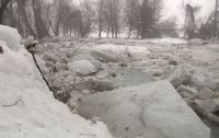 Ледовой затор, длиной 5,5 км, образовался на украинской границе