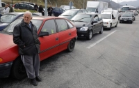 На западной границе Украины растут очереди автомобилей