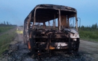 Автобус с 20 пассажирами загорелся на Волыни