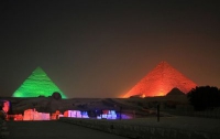 Пирамиды в Египте подсветят цветами флагов России и Франции