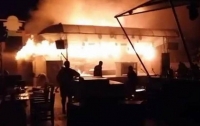 В Одесском ночном клубе вспыхнул пожар (видео)