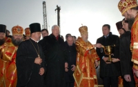 В Киеве освятили строительство крупнейшего храма в Европе (ФОТО) 