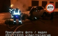 Пьяное ЧП в Ирпене: загорелось авто