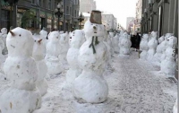 Тернополь атакуют снеговики
