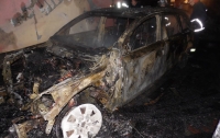 На Волыни сожгли авто бизнесмена