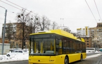 В Киеве появились новые тролейбусы