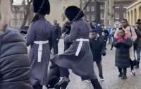 В Лондоне королевская гвардия сбила с ног ребенка