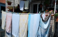 Киевлян будут штрафовать за сушку белья на балконах