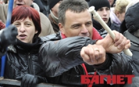 На Майдане выразили протест действиям МВД