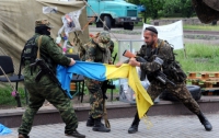 «Мирные ополченцы» Донбасса с криком «Аллах акбар» ведут минометный обстрел позиций сил АТО (ВИДЕО)