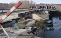 Обвалился мост на Тернопольщине