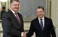 Порошенко с Волкером обсудили продолжение санкционной политики против России