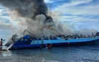 На Філіппінах спалахнуло судно з 124 пасажирами на борту, є загиблі