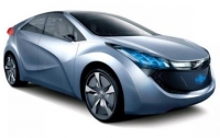 Компания Hyundai показала очередной рендер новой модели Ioniq