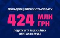FAVBET заявляє про блокування видаткових операцій на своїх рахунках, через що бюджет не може отримати 424 млн грн