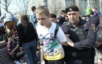На акциях протеста 
