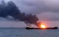 Пожар в Керченском проливе: оба судна затонули