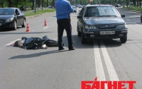 В Киеве ВАЗ раздавил женщину на шестиполосной дороге