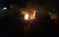 Масштабный пожар в Киеве: пылали киоски
