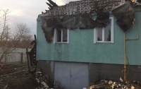 В Киеве сгорел частный дом