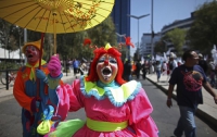 В Мексике прошла ежегодная Международная встреча клоунов (ФОТО)