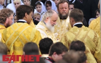 Патриарх Кирилл отслужил литургию в Лавре (ФОТО)