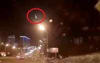 В Башкирии падение метеорита попало на видео