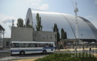 Завтра арка полностью накроет саркофаг ЧАЭС