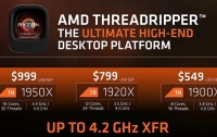AMD начала продажи процессора Ryzen Threadripper 1900X