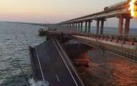 Крымский мост закрыли для проезда (фото)