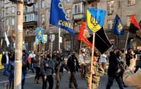 В Киеве прошел марш памяти дивизии СС 