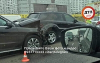 Масштабное ДТП в Киеве: разбиты пять автомобилей