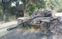 У террористов отбили танк крымсного происхождения