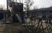 В Киеве уничтожили канатный мост над Днепром
