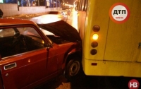 ДТП в Киеве: автозамес на Курбаса