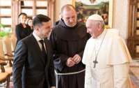 Зеленский назвал Папу Римского 