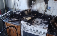 Пожар в Киеве: горела многоэтажка