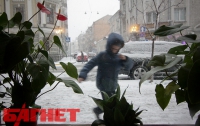 Как Киев накрыла первая снежная атака этой зимы (ФОТО)