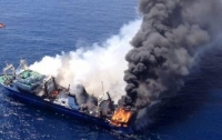Судно с российскими моряками загорелось в Японском море