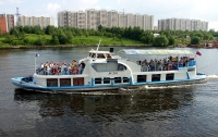 В столице заработал речной трамвай