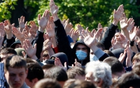 МВД предложило запретить маски на митингах
